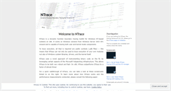 Desktop Screenshot of ntrace.org
