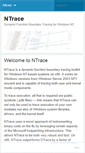 Mobile Screenshot of ntrace.org